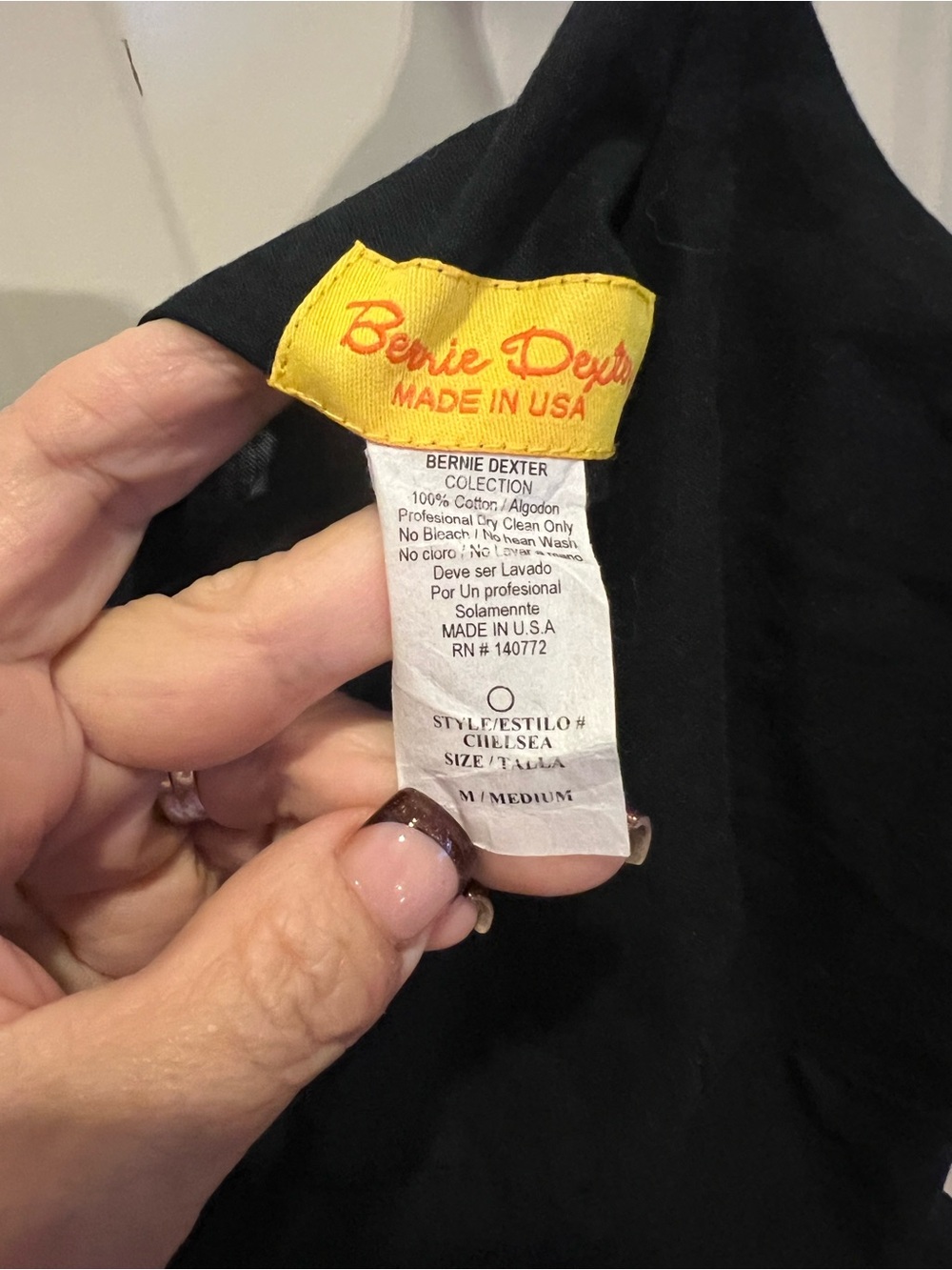 Bernie Dexter Black ‘Flames’ Dress